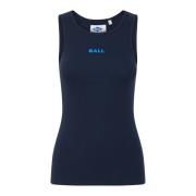 Sporty Tank Top med Broderet Logo