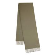 Solid Merino Wool Scarf, Linen Green