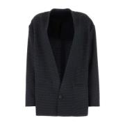 Elegant Broderet Polyester Blazer