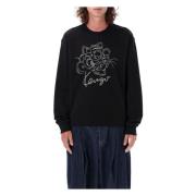 Sort Tiger Crewneck Strikvarer AW24