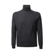 Flexwool Turtleneck Sweater Antracit Slim Fit