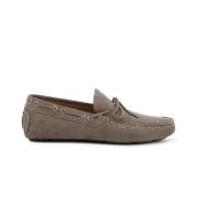 Edoardo Suede Taupe Loafers