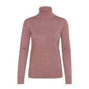 Rollneck Pullover Sweater Antler Melange