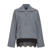 Farveblok Uld-Kashmir Sweater