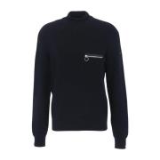 Mørkeblå Sweater Stil 14311004