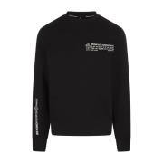 Udendørs Crew-Neck Sweatshirt Sort