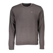 Langærmet Logo Broderet Sweater