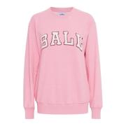 Sporty Deco Sweatshirt Azalea Pink Melange