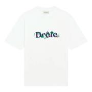 Hvid T-shirt med Drôle print