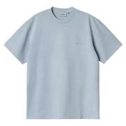 Duster Script T-Shirt Misty Sky