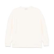 Ivory Hvid Uld-Kashmir Sweater