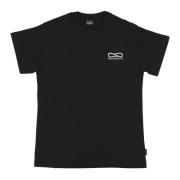 Herre T-shirt Sort Logo Print