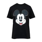 Mickey Crew-Neck T-Shirt med Studs