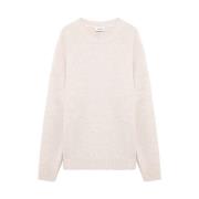 Boucle Strik Pullover Off White