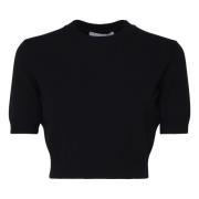 Sort Crop Top Sweater Italien