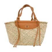 Beige Tote Taske