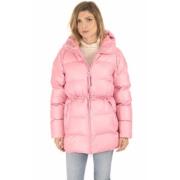 Skandinavisk Puffer Jakke Pink Sky