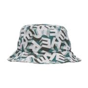 Multi Bomuld Bucket Hat med Broderi