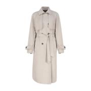 Kashmir Trenchcoat med Dobbelt Bavolet