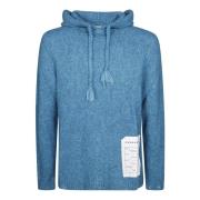 Hættet mouline sweater