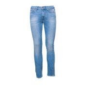 Lysvaskede Slim Fit Jeans