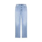 Lys Blå Denim Almindelige Jeans