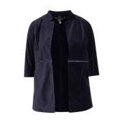 Midnight Navy Klassisk Bomuld Elastan Bukser