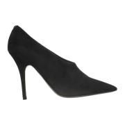 Elegante Ruskind og Læder Pumps