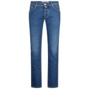 Slim Fit Blå Denim Jeans