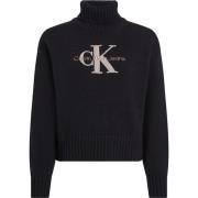 Chenille High Neck Sweater Sort