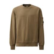 Beige Børstet Sweatshirt