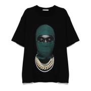 Sort Mask20 Bomuld T-shirt