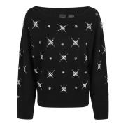 Sort Sweater AW24 Kvinders Mode