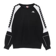 Herre Letvægts Crewneck Sweatshirt Sort/Hvid