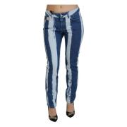 Elegant Stribet Slim Fit Jeans