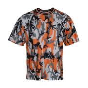 Camouflage Bomuld Rund Hals Herre T-shirt