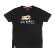 Hot Wheels Sort Tee Herre T-Shirt