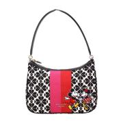 Disney Small Spade Flower Jacquard Canvas Skuldertaske