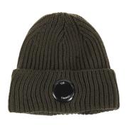 Grøn Merinould Beanie Hat AW24