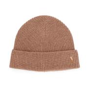 Broderet Logo Uld Beanie Hat