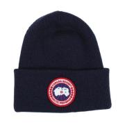 Blå Uld Beanie Hat