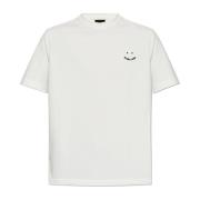 T-shirt med broderet logo