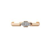 YBC744971001 - Oro Rosa 18kt, Diamanter - Link to Love ring i 18kt pin...