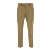 Khaki Stretch Uldbukser