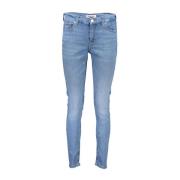 Nora Skinny Vasket Effekt Jeans