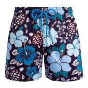 Moonrise Tropical Turtles Badeshorts