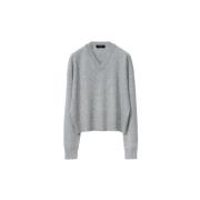 Platinum Uld Silke Kashmir Sweater Palietter