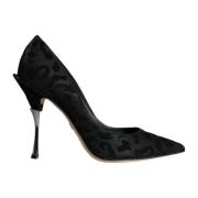 Leopard Lurex High Heel Pumps