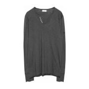 Charcoal Monastir Slub Langærmet T-shirt