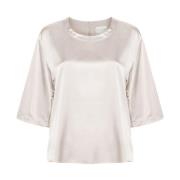 Silke Satin Heavy Stretch T-Shirt